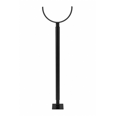 Stödben 200 mm komplett svart