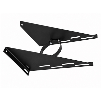 Stabil vägghållare XL 80 mm komplett svart