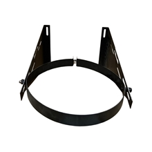 Stabil vägghållare XL 150 mm komplett svart
