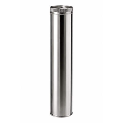 Iso skorstensrör 1065mm 200 blank